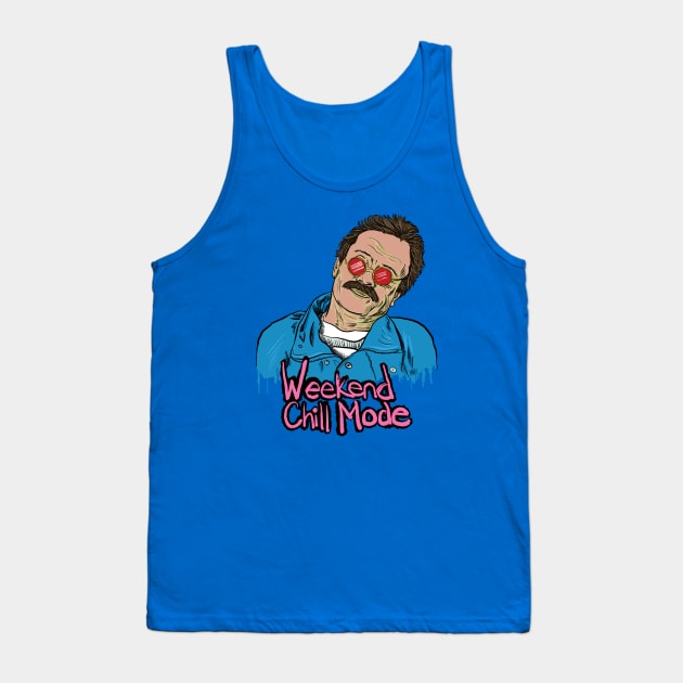 Bernie Weekend Chill Mode Tank Top by TheEND42